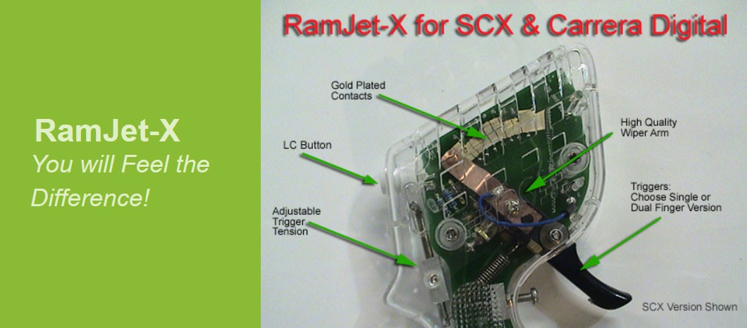 RamJet-X for Carrera and SCX Digital Systems